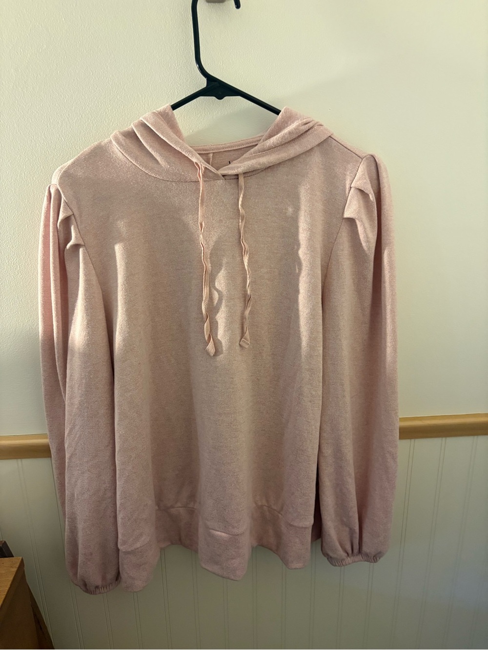 LIVI Blush Pink Lightweight Hoodie Women’s 10/12 Soft Pullover